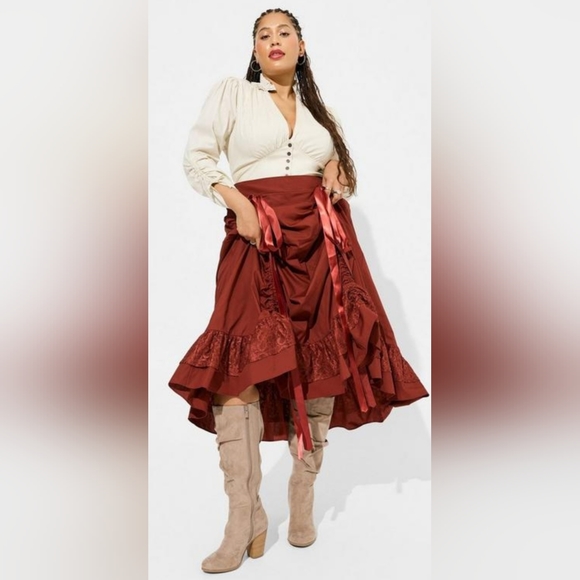 TORRID STEAMPUNK Halloween Costume Punk Dress! NWT! - Picture 2 of 13